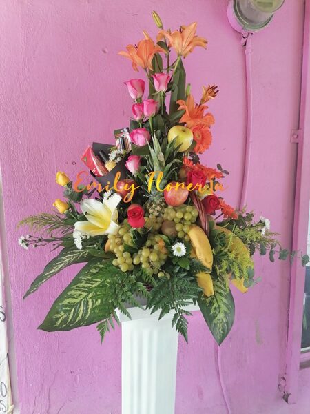 ARREGLO FLORAL FRUTAL 